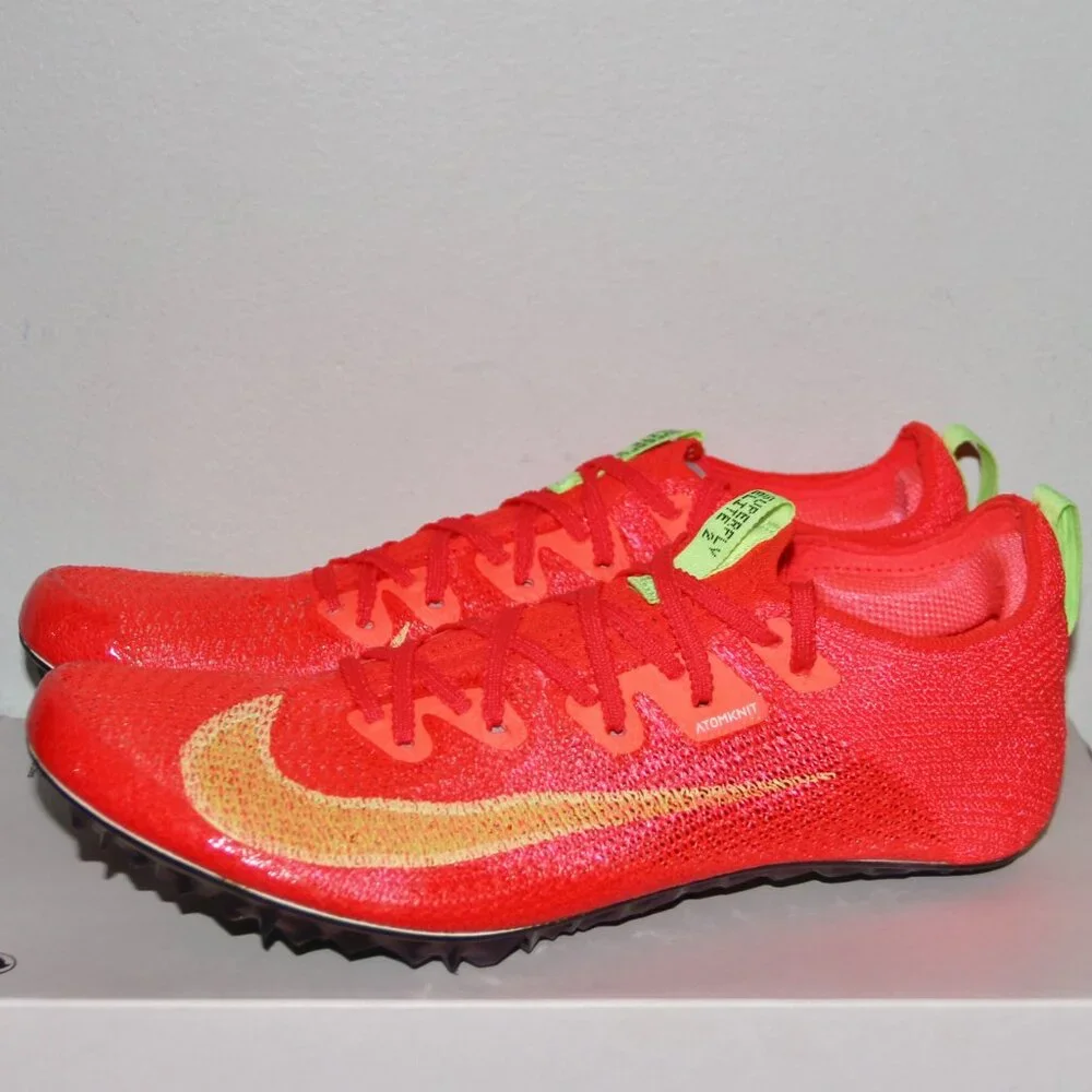 Nike Zoom Superfly Elite 2 Track Men 6 6.5 Womens 7.5 8 Bright Crimson Lime